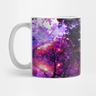 Space Sky and Trees Mug